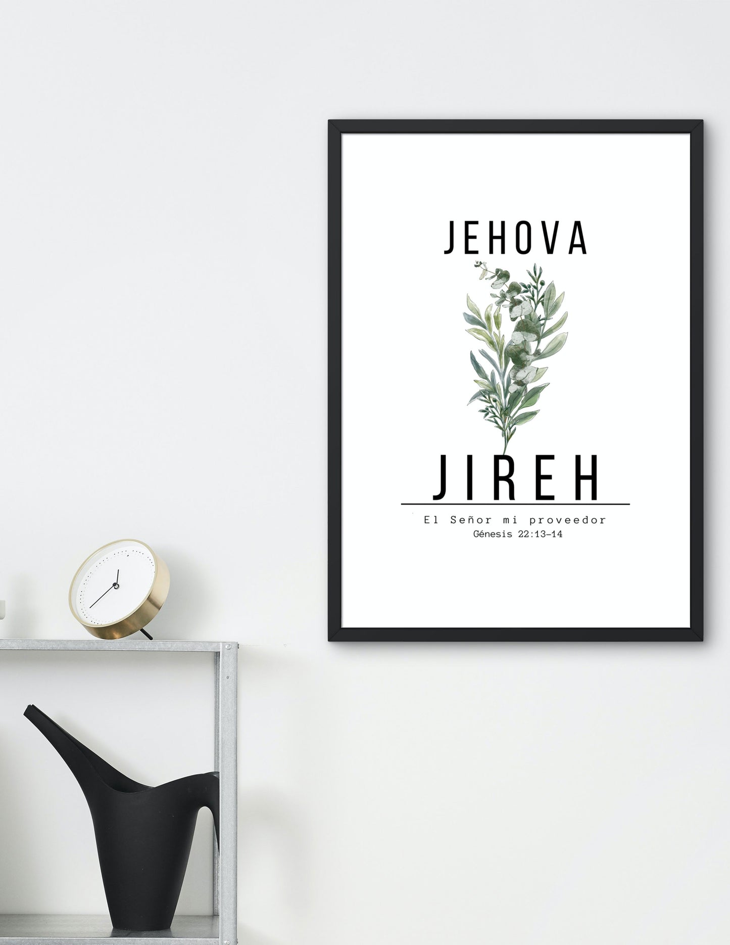 Jehová Jireh, diseño inspirado en el versículo bíblico de Génesis 22:13-14