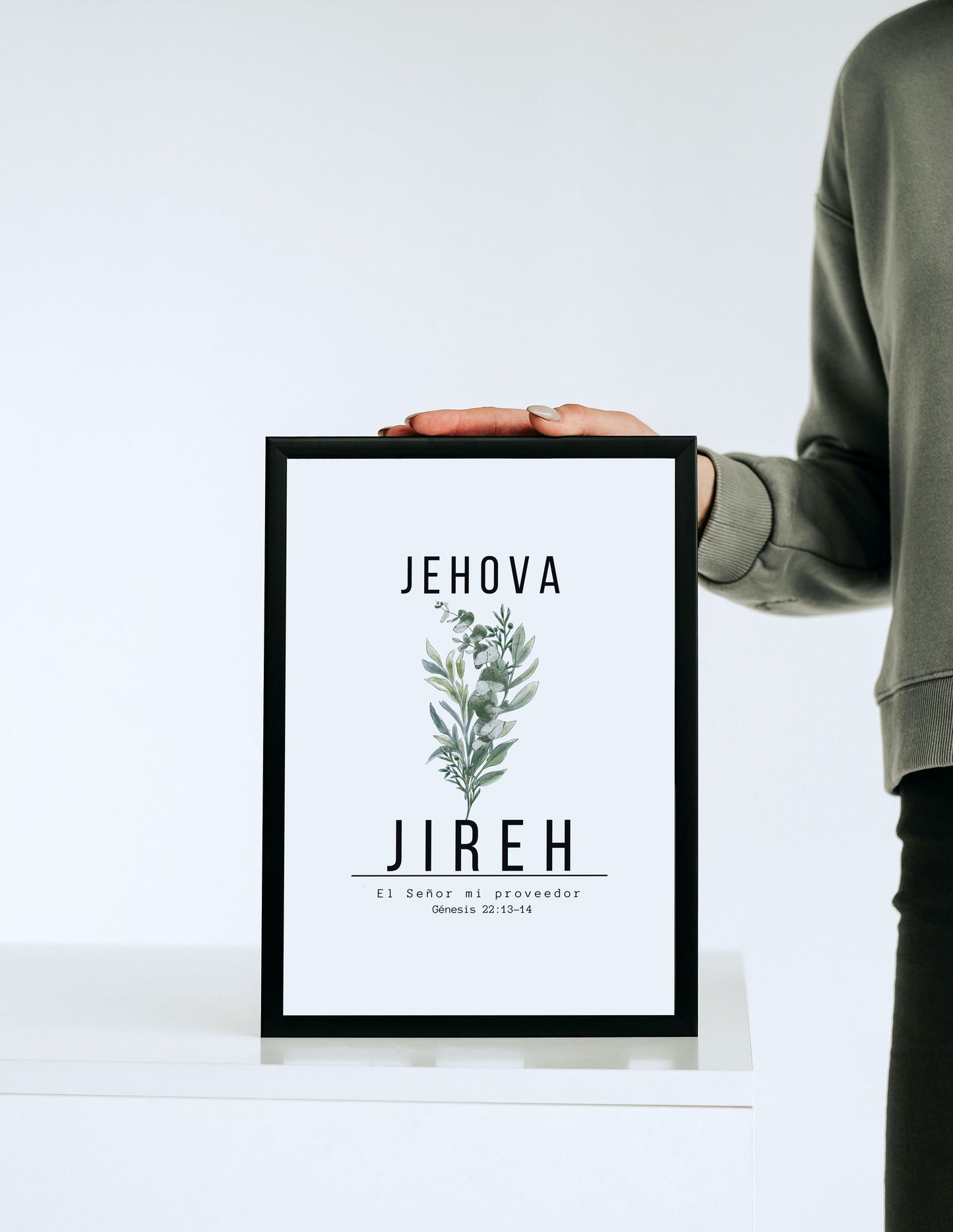 Jehová Jireh, diseño inspirado en el versículo bíblico de Génesis 22:13-14