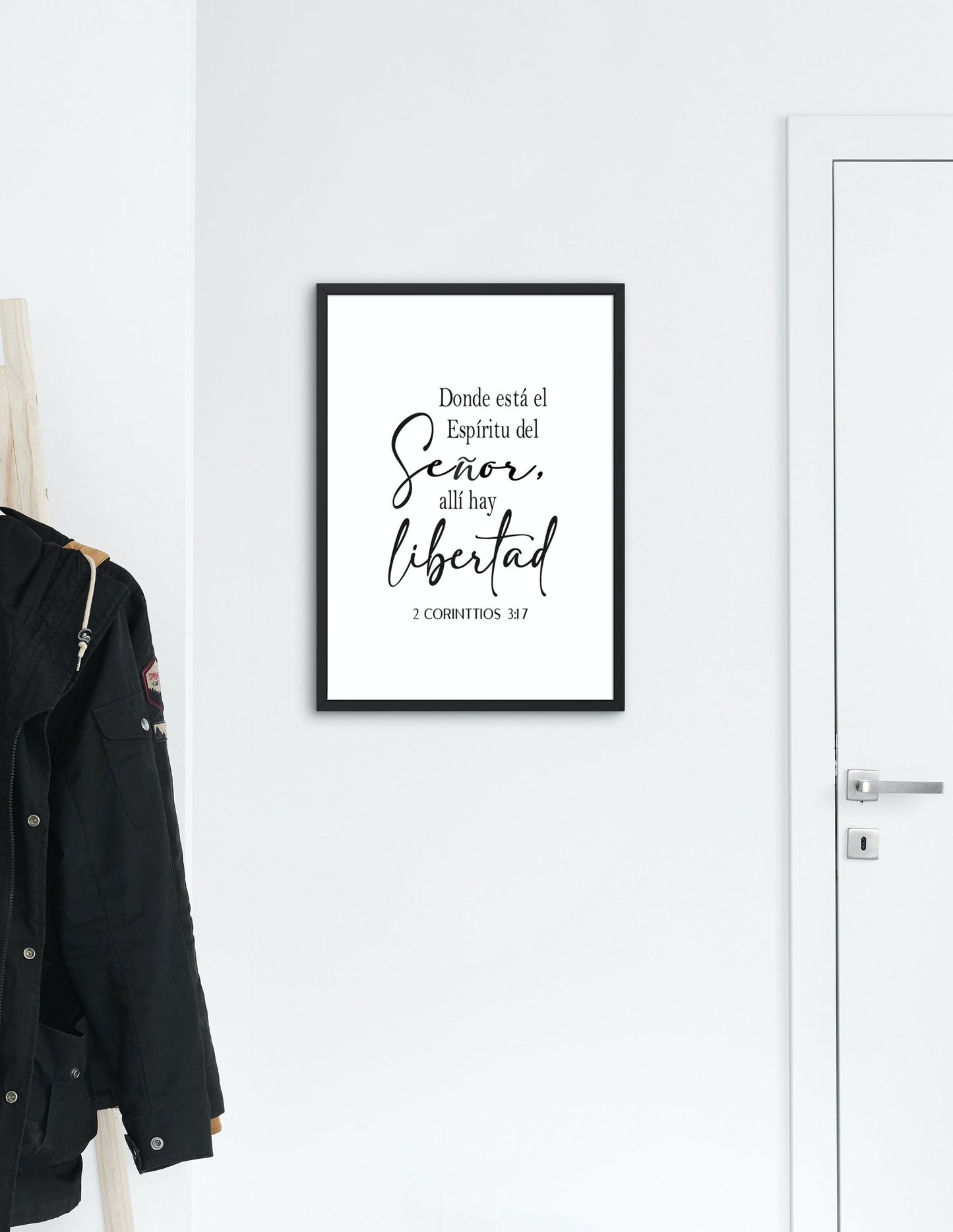 Cuadro: Donde está el Espíritu del Señor, diseño inspirado en el versículo bíblico de 2 Corintios 3:17