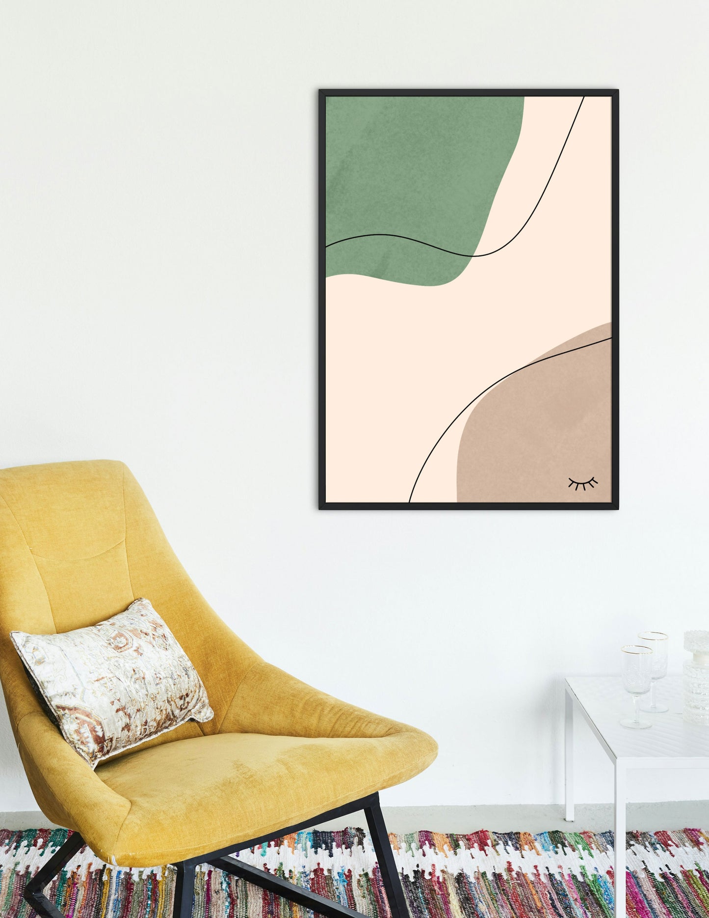 Cuadro inspirado en el relato bíblico del séptimo día de la creación, basado en los versículos de Génesis 2:1-3