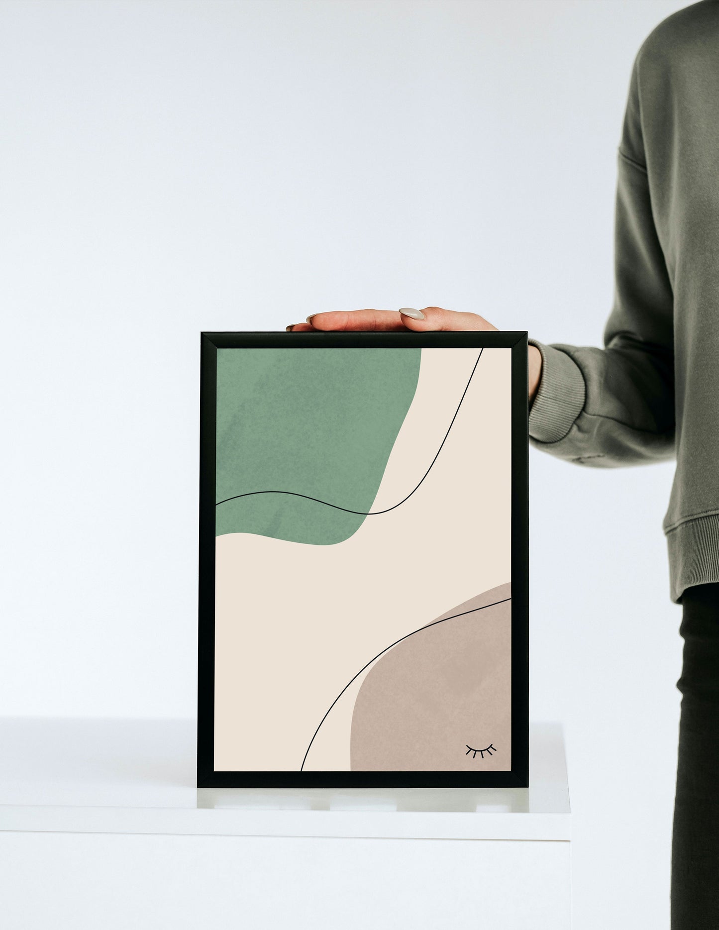 Cuadro inspirado en el relato bíblico del séptimo día de la creación, basado en los versículos de Génesis 2:1-3