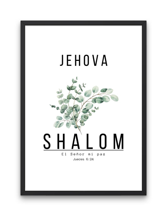 Jehová Shalom, diseño inspirado en el versículo bíblico de Jueces 6:24