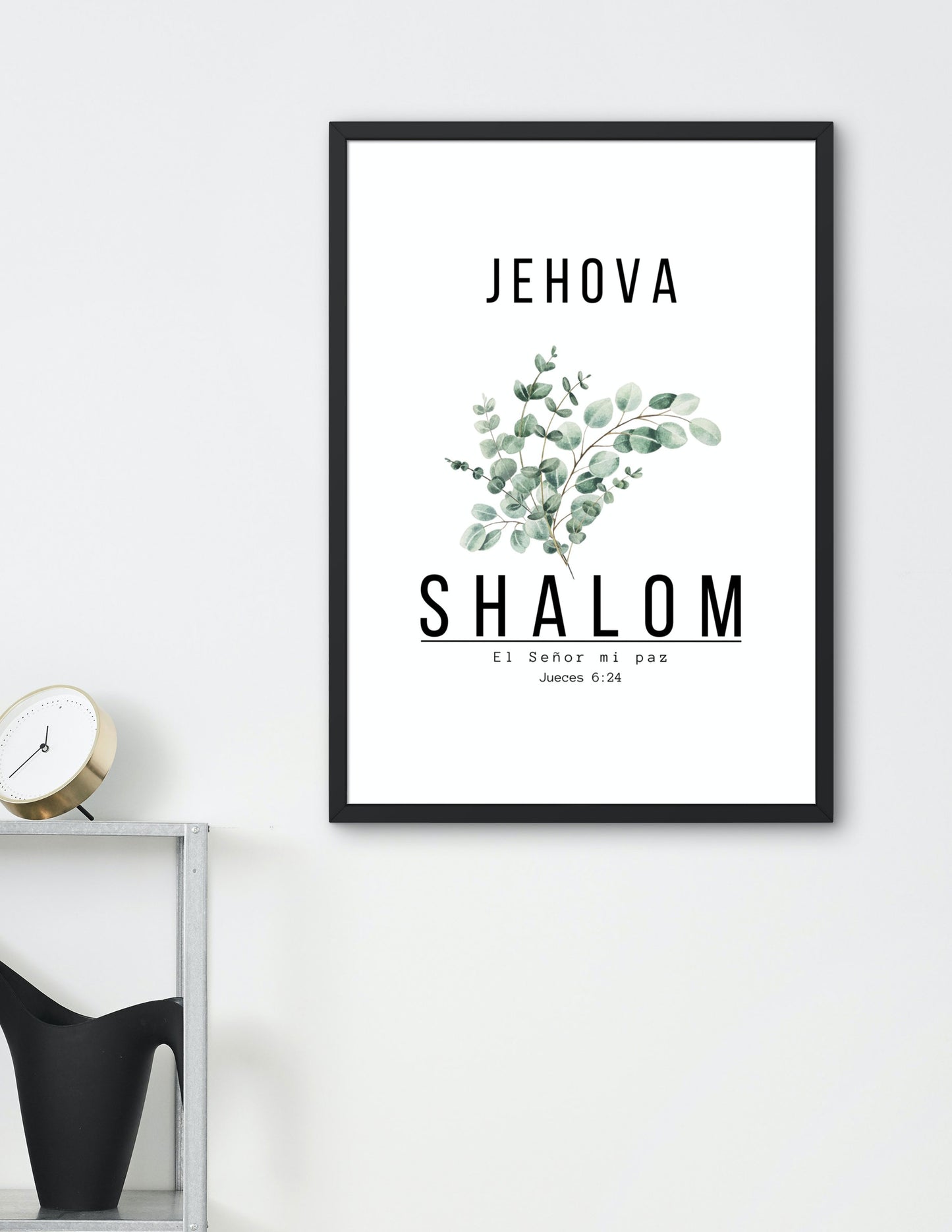 Jehová Shalom, diseño inspirado en el versículo bíblico de Jueces 6:24