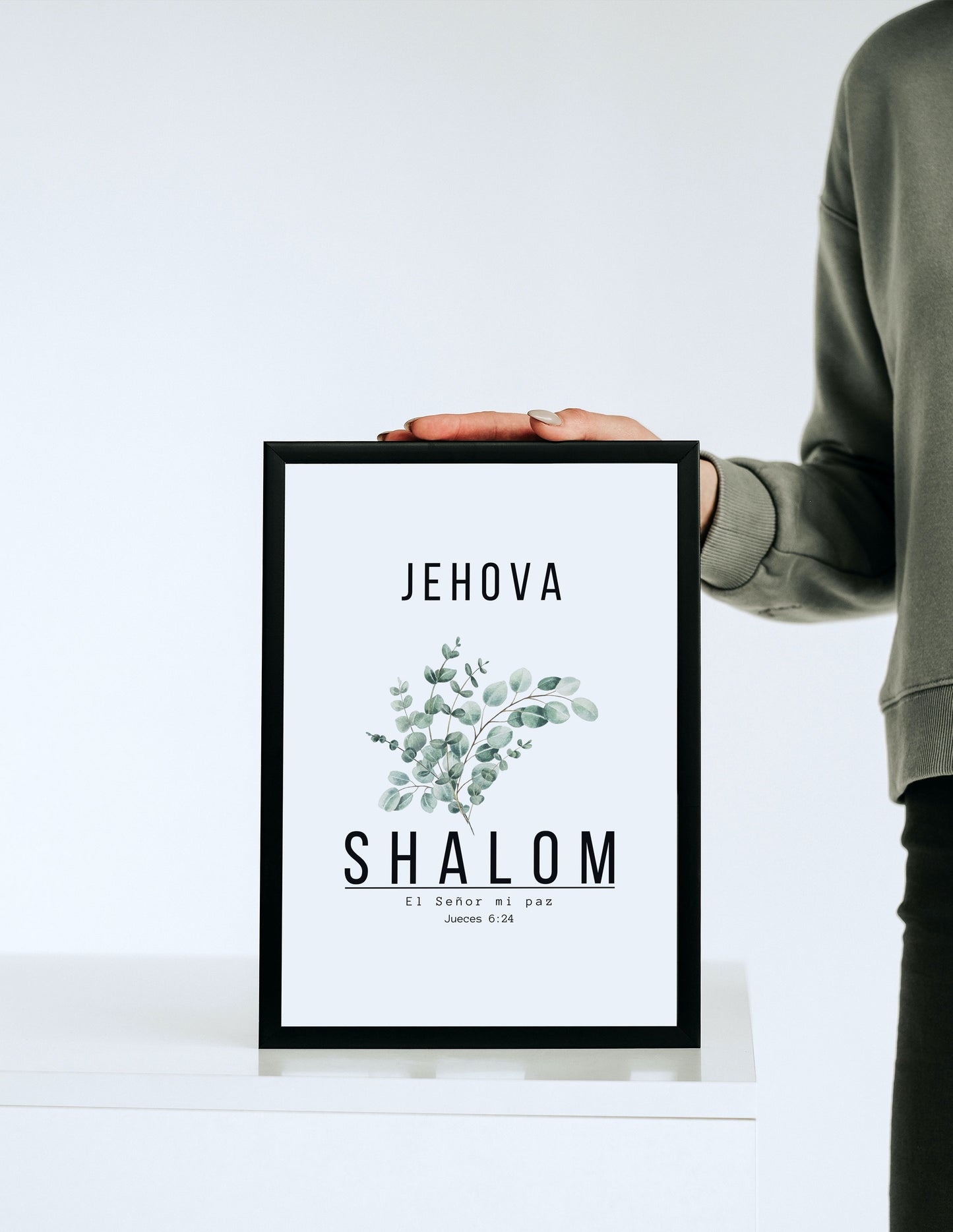 Jehová Shalom, diseño inspirado en el versículo bíblico de Jueces 6:24