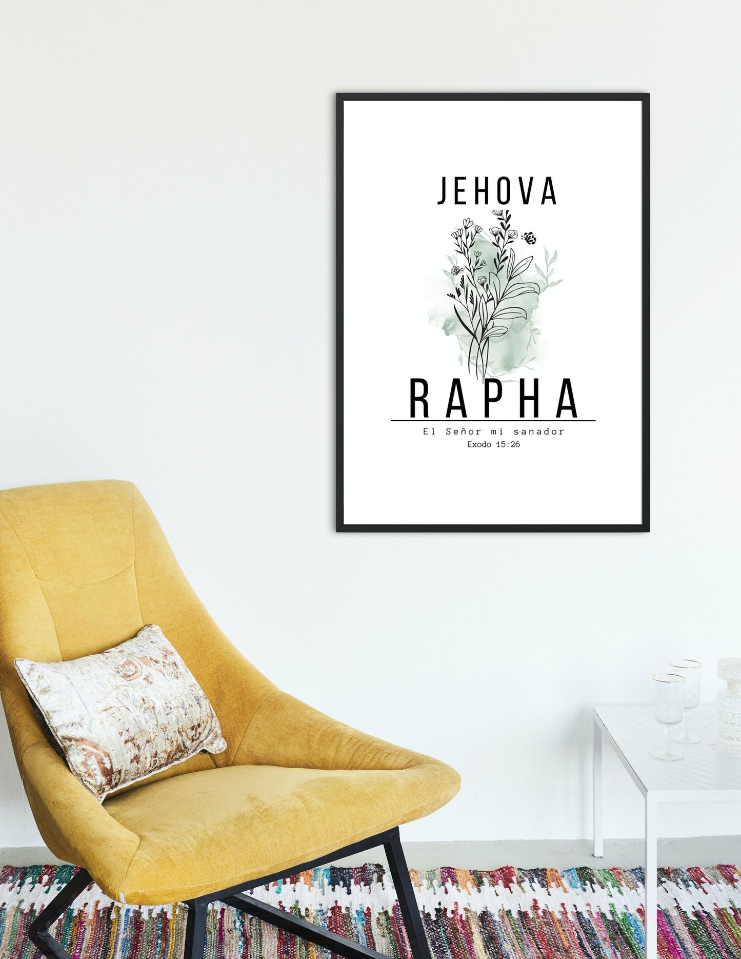 Jehová Shalom, diseño inspirado en el versículo bíblico de Jueces 6:24